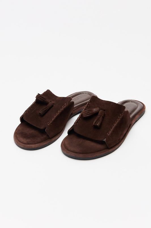 Karola Brown Suede