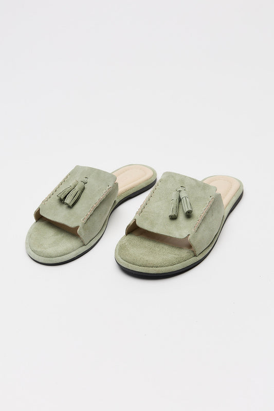 Karola Green Suede