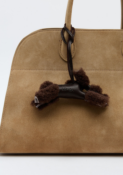 Fluffy Brown Keychain (free gift)